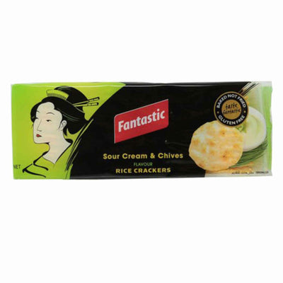 Fantastic Rice Crackers Sour Cream & Chives 100G
