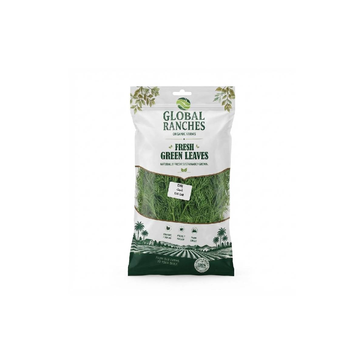 Fresh Green Dill Leaves 120gm