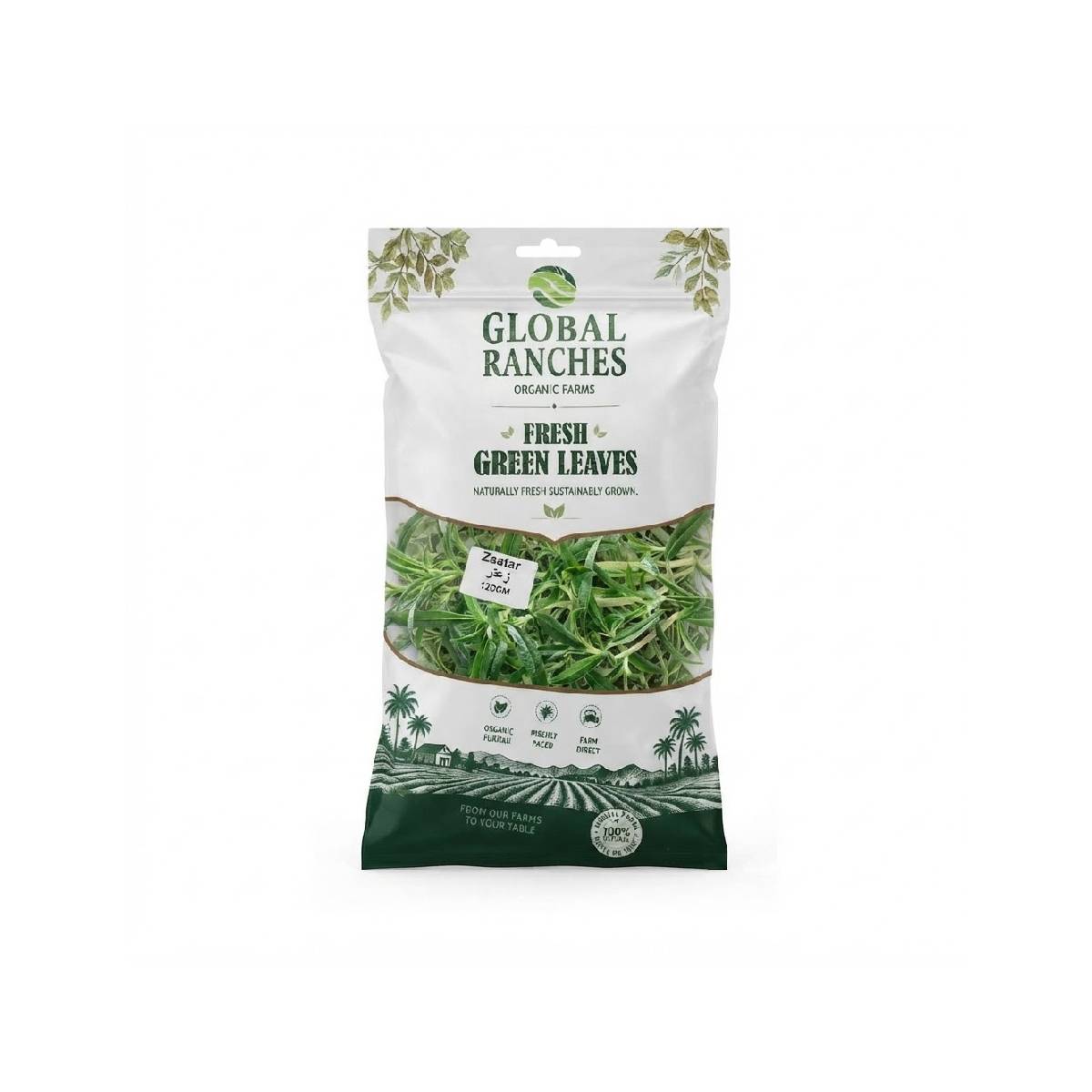 Fresh Green Zaatar Leaves 120gm