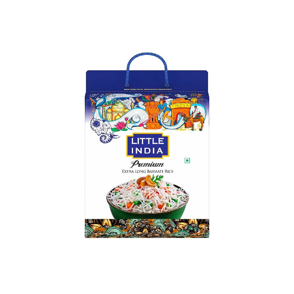 Little India Premium Extra Long Steam Basmati Rice 5kg