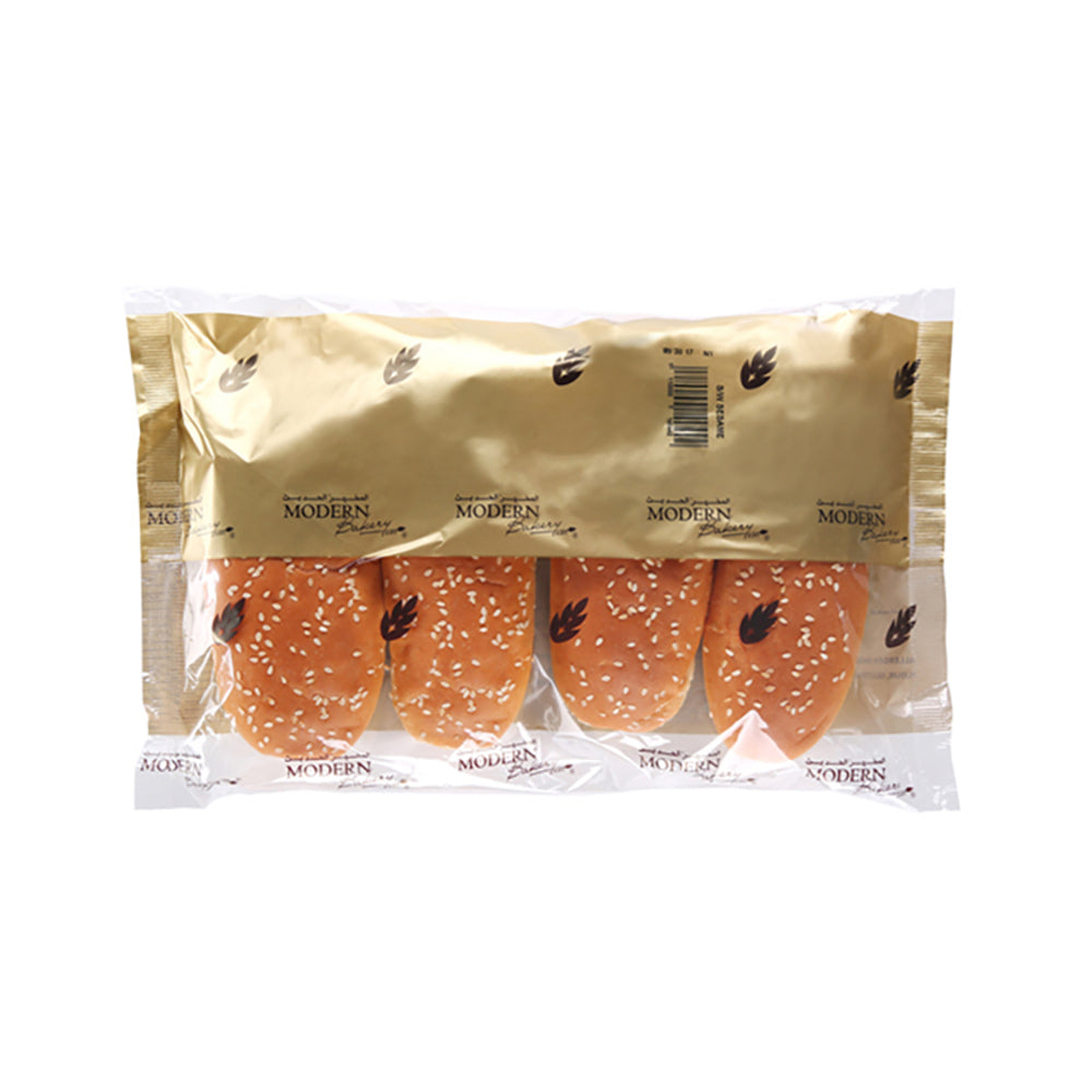 M.B. Bread Roll Sandwich Sesame 4s