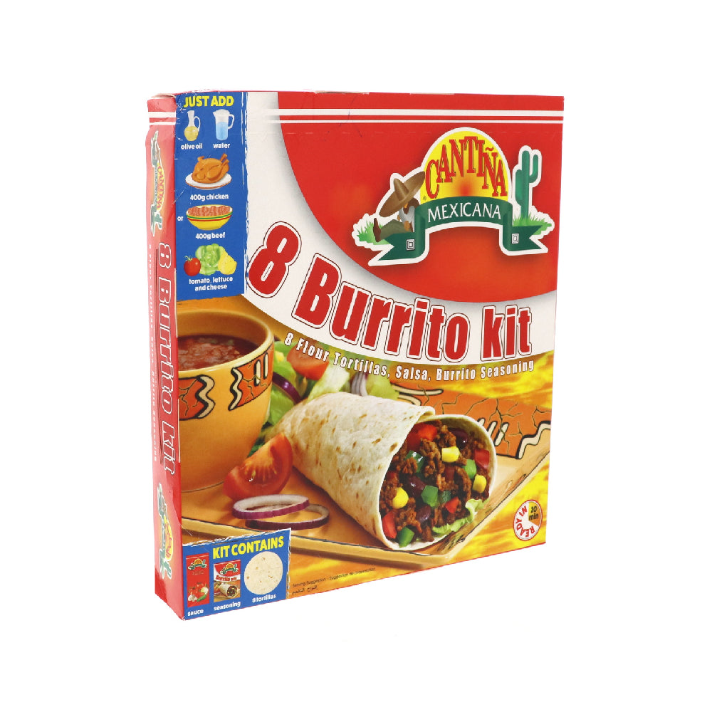 Cantina Mexicana Burrito Dinner Kit 8's 525G