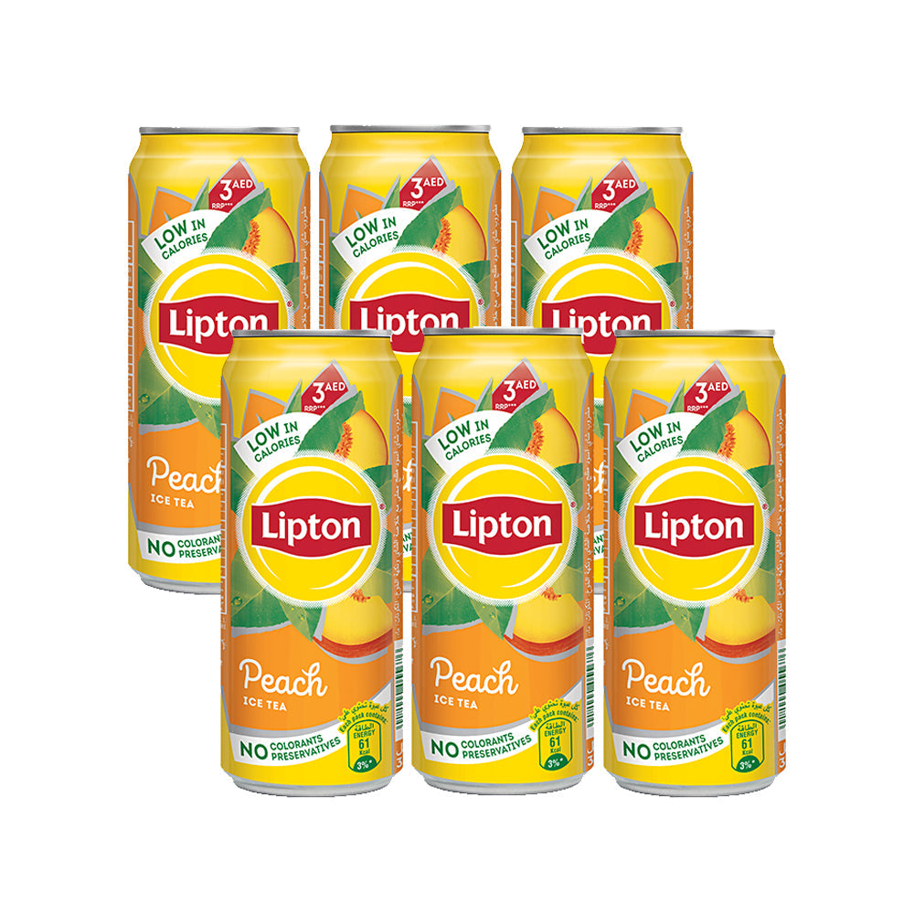 Lipton Ice Tea Peach 315mlx6