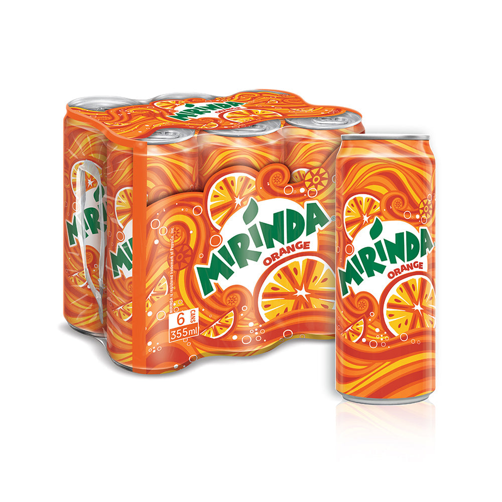 Mirinda Orange Can 330mlx6