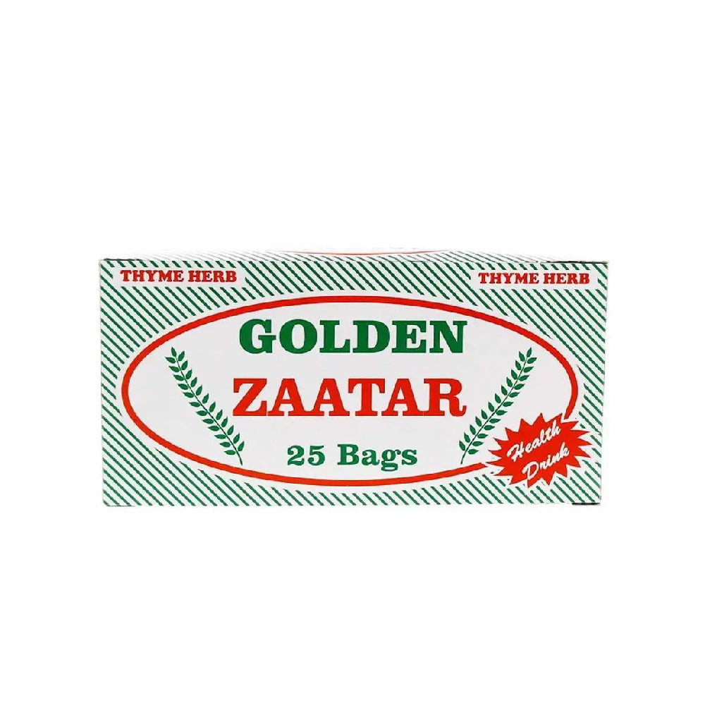 Golden Thyme Tea Bags Zaatar Foil Wrapped