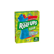 Fruit Roll Ups Sour Blue Razzbery & Berry Punch Candy 141g