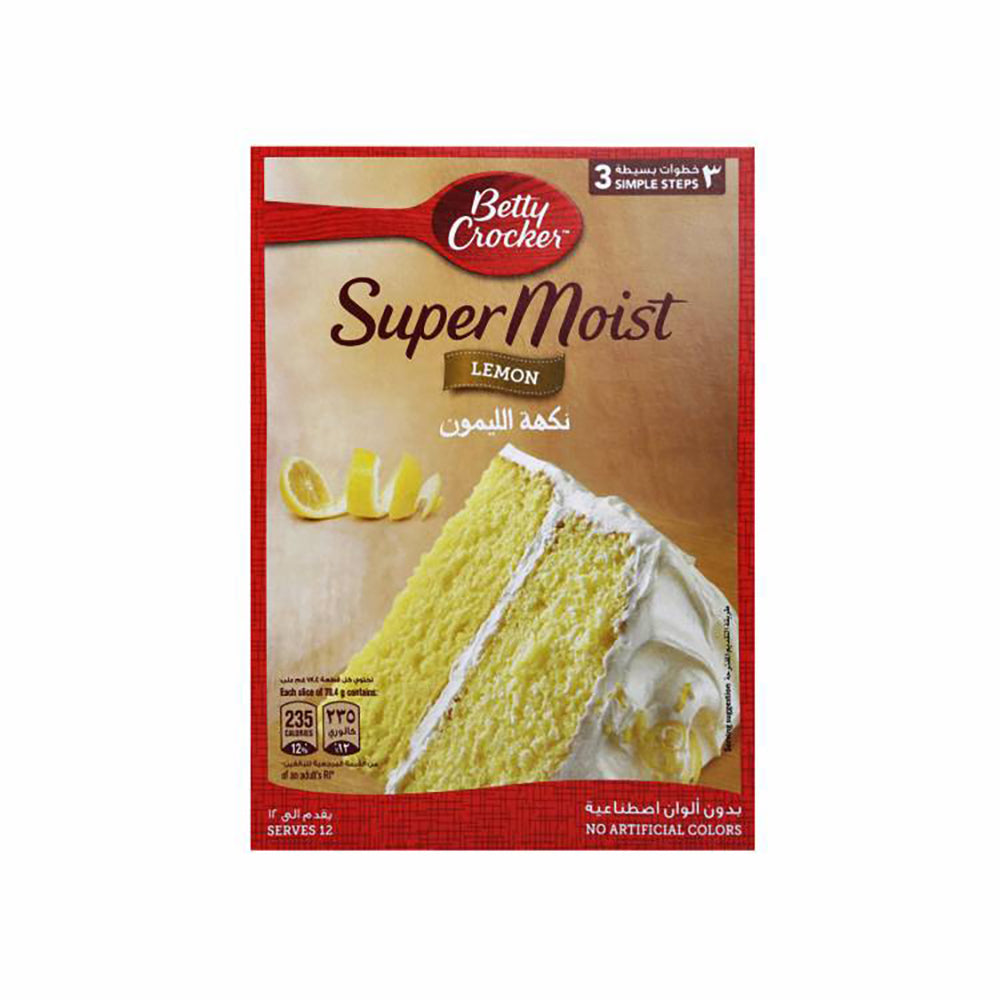 Betty Crocker Supermoist Lemon Cake 500G