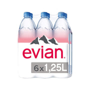 Evian Mineral Water Sunrise 1.25Lx6 4+2Free