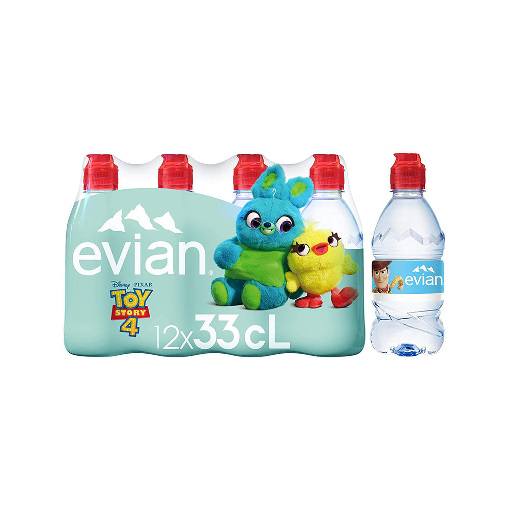 Evian Kids 330mlx12 8+4 Free