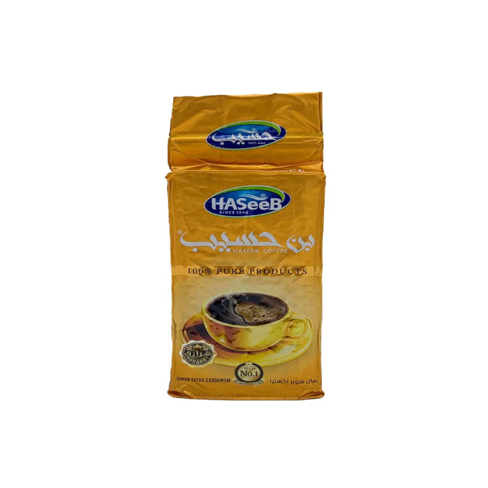 Haseeb Turkish Coffee Golden Super Extra Cardamom 200gm