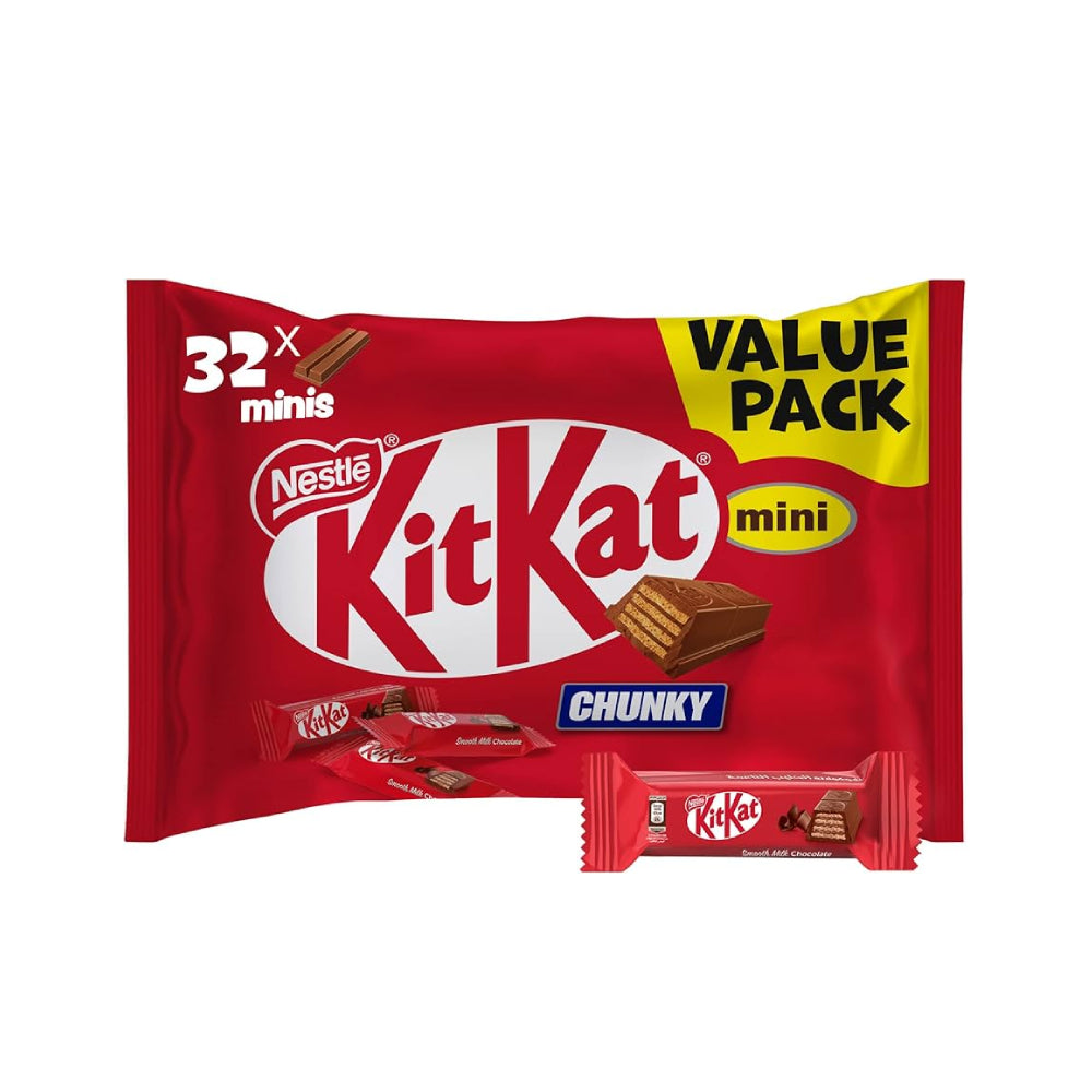 Nestle KitKat Chunky Mini Chocolate 500g, Pack Of 32