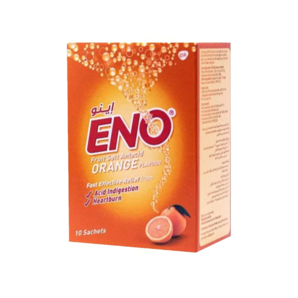 Eno Fruit Salt Antacid Orange Flavour 50gm