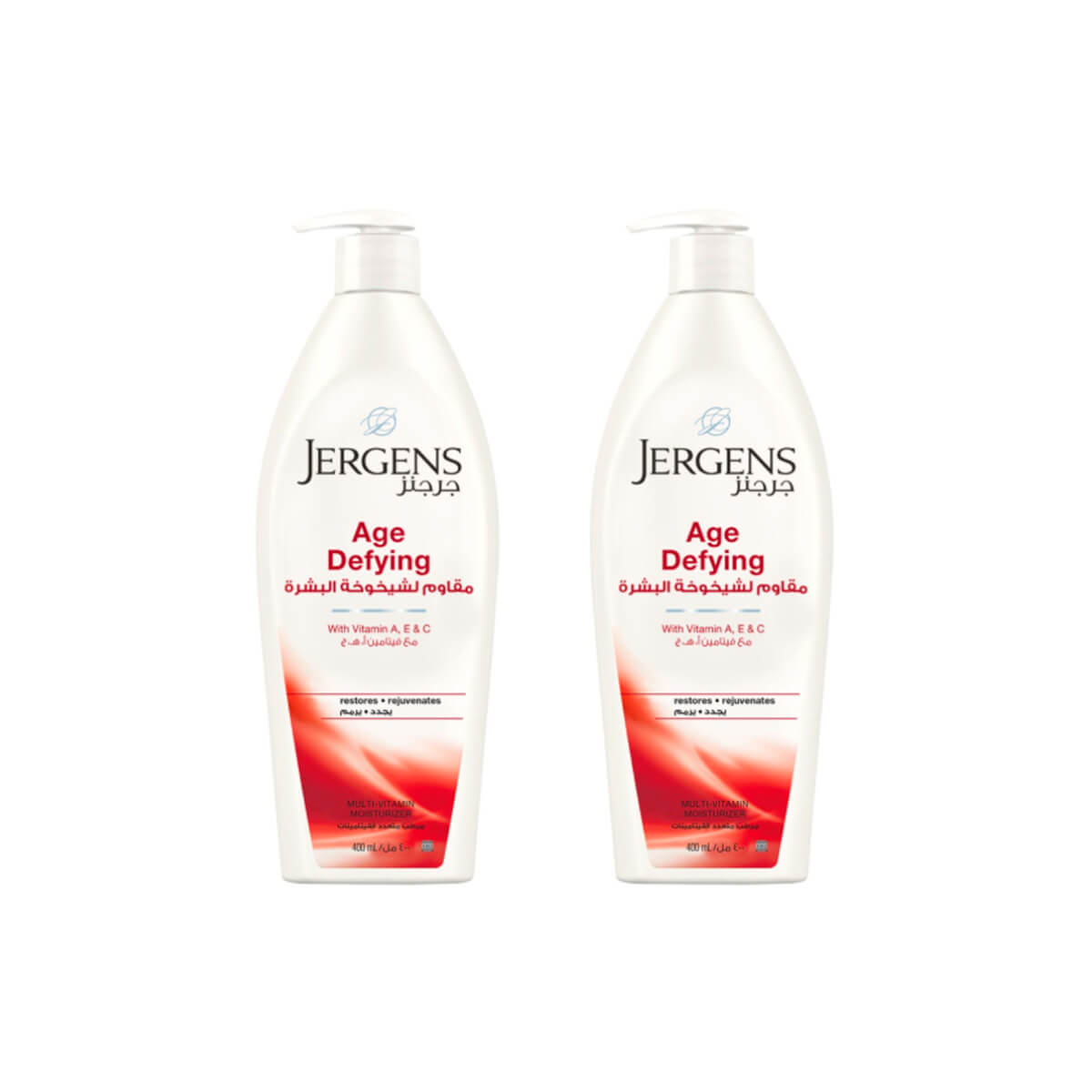 Jergens Age Defying Body Lotion 2x400ml