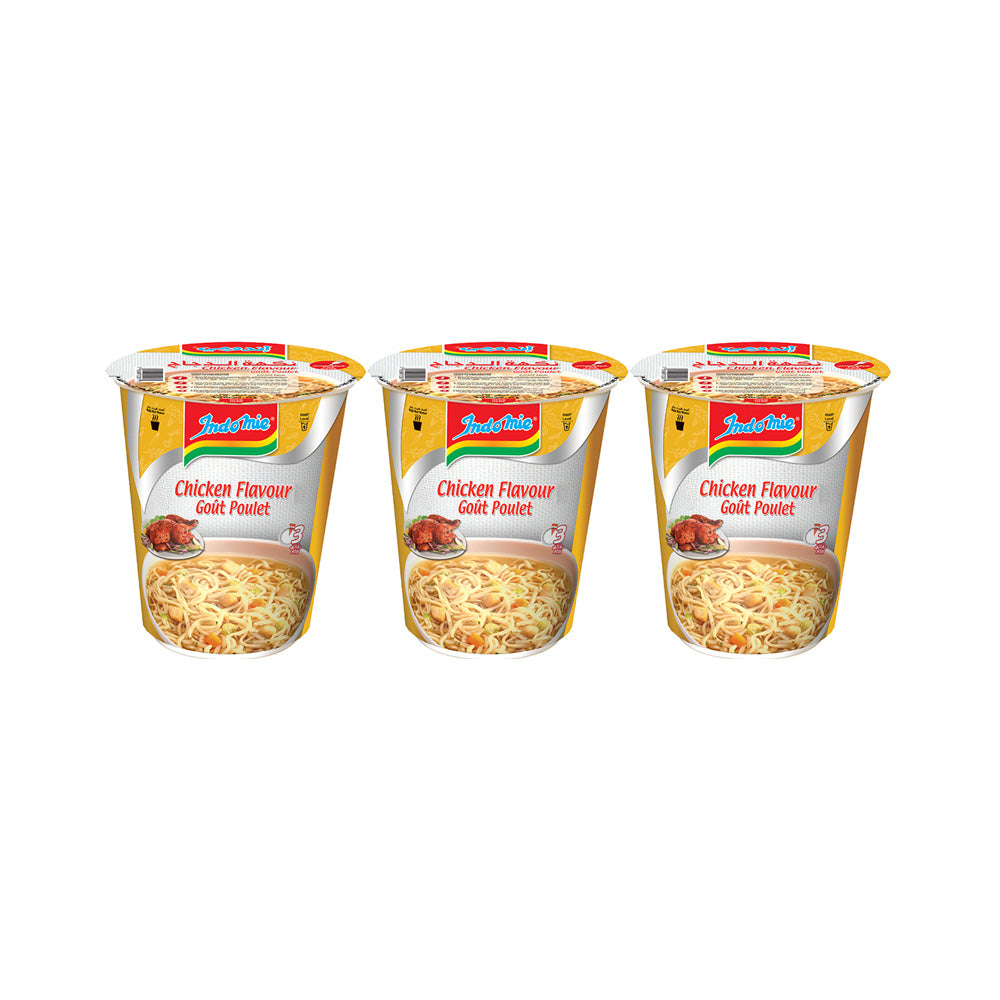 Indomie Cup Noodles Chicken 60Gx3