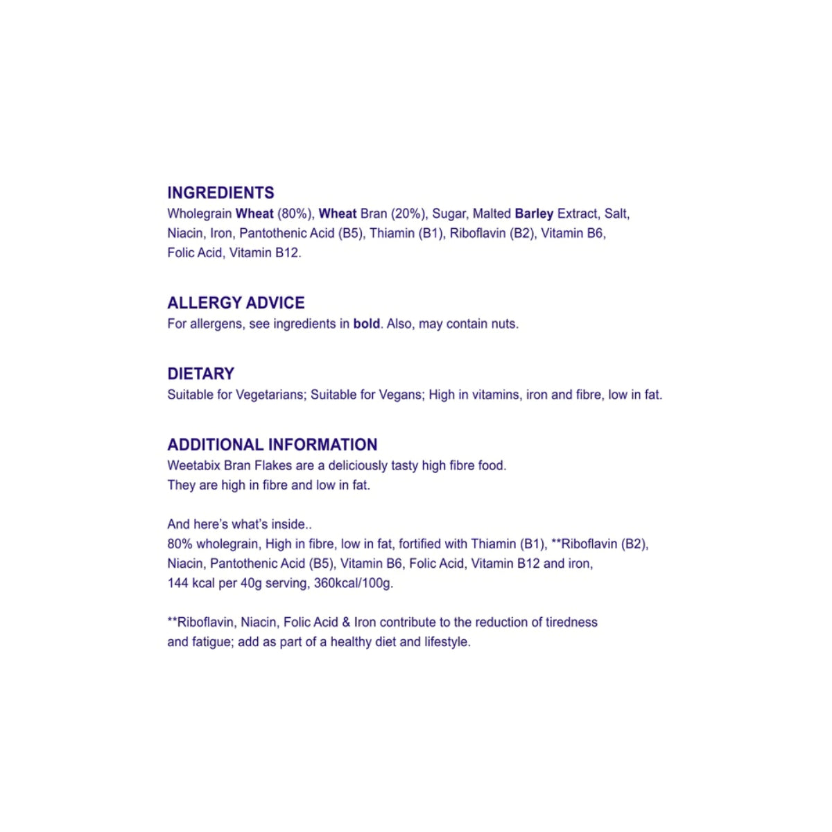 Weetabix Bran Flakes Wheat Flakes With Wheat Bran 500g