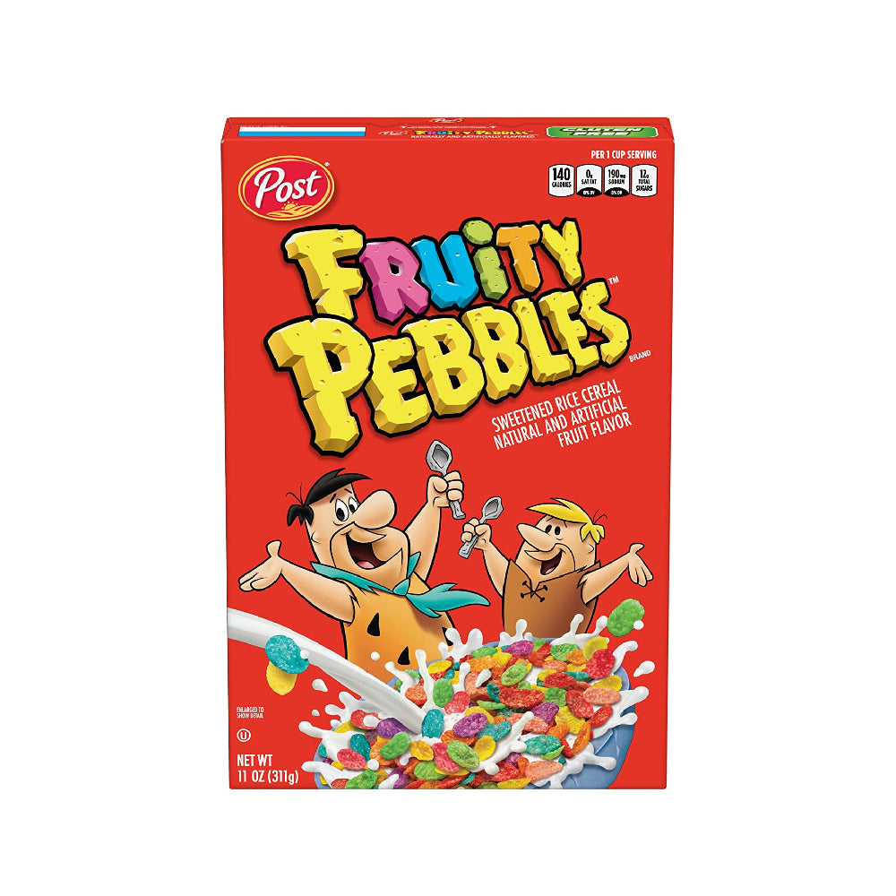 Post Fruity Pebbles Sweetened Rice Cereal 11oz