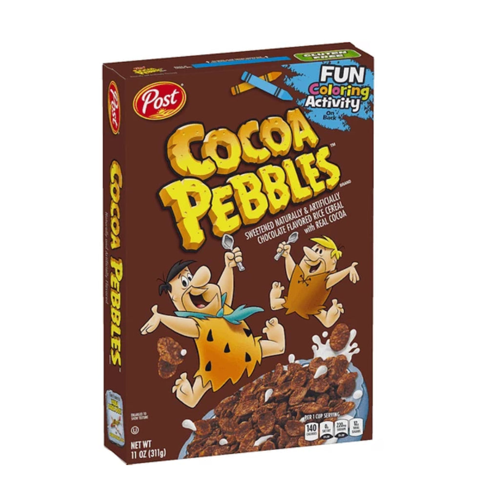 Post Cocoa Pebbles Sweetened Rice Cereal 11oz
