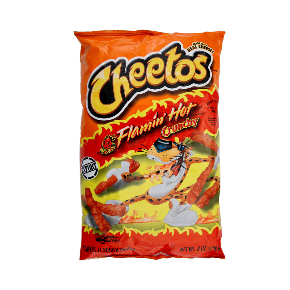 Cheetos Crunchy Flamin Hot Cheese Snacks 8Oz