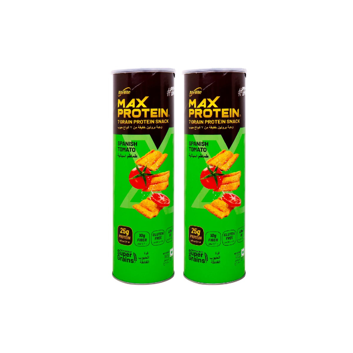 Rite Bite Max Protein Snack Spanish Tomato Chips 2x150g