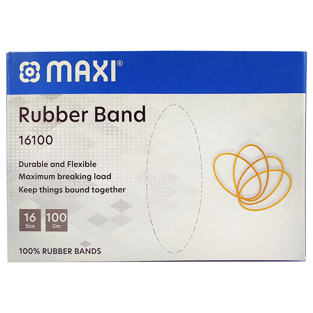 Maxi Rubber Band 100Gm Size 16