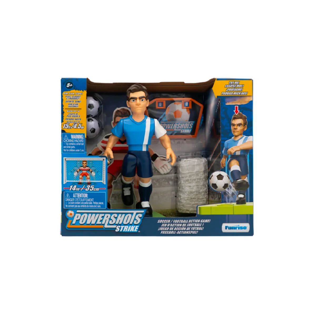Powershots Strike Soccer Action Figure Playset