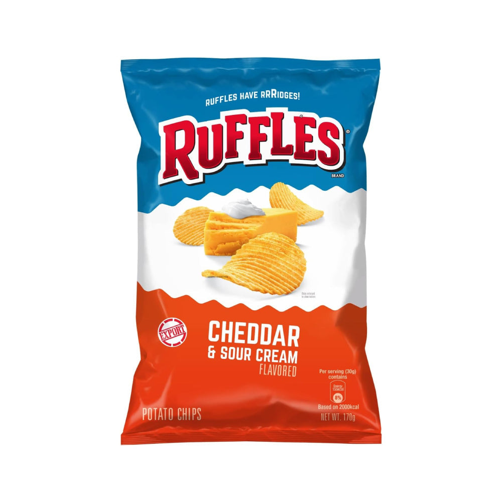 Ruffles Cheddar & Sour Cream Potato Chips 184gm