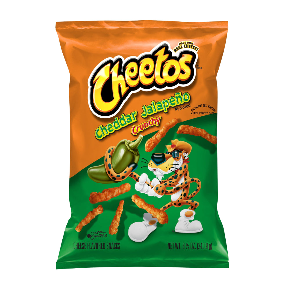 Cheetos Crunchy Cheddar Jalapeno Cheese Snacks 8oz
