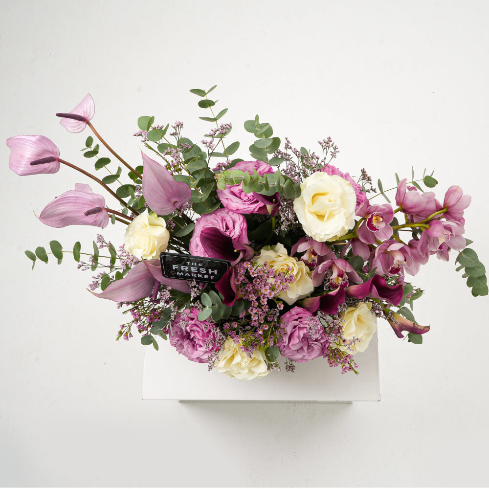 Ambrosia All My Love Purple Roses Bouquet