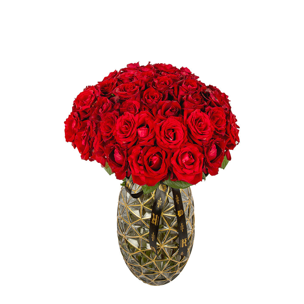 Sweet Romance Red Rose Bouquet