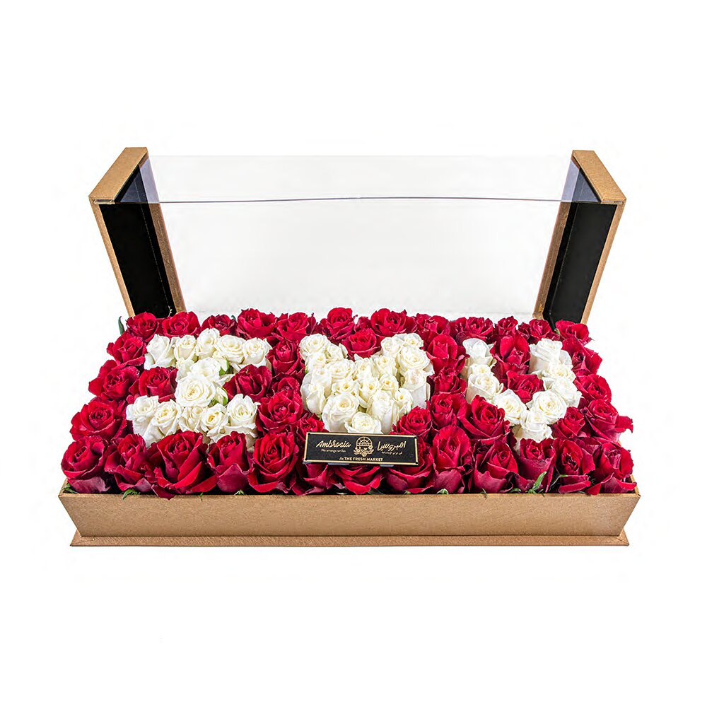 I Love You Flower Box