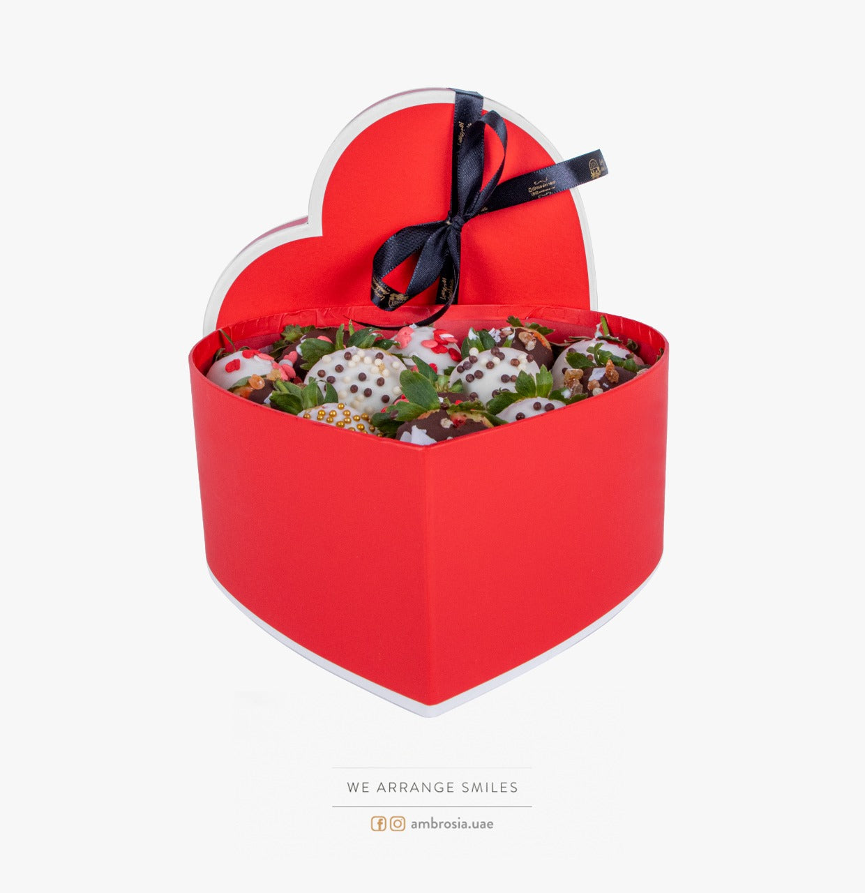 Forever Love Heart Box (Strawberries)
