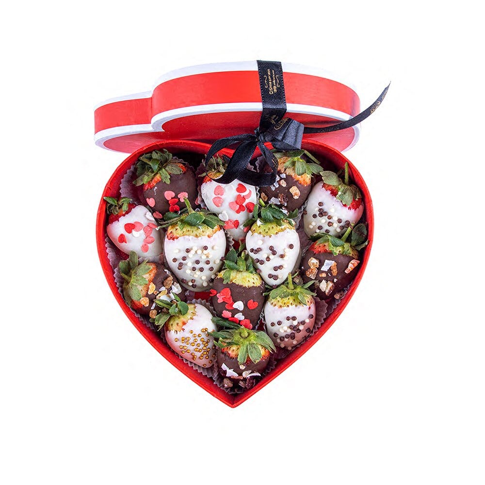 Forever Love Heart Box (Strawberries)