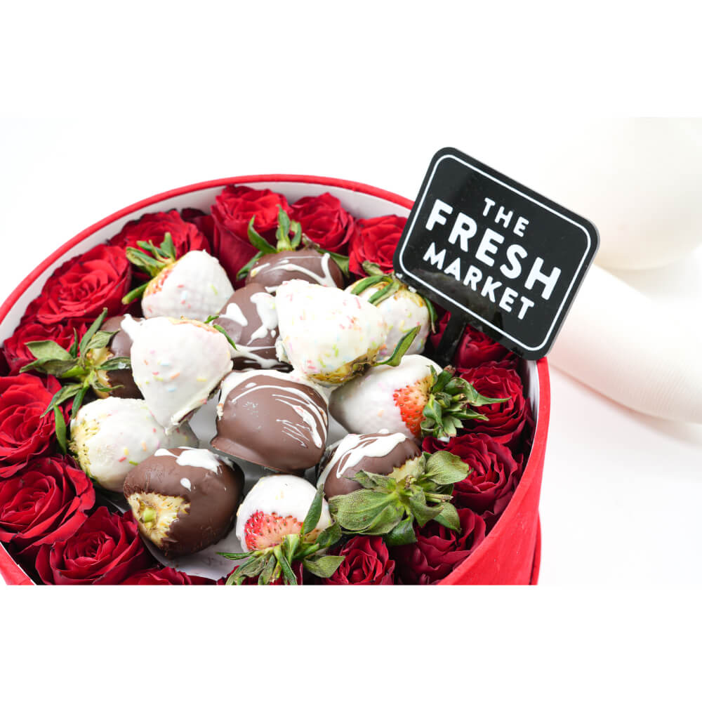 The Perfect Match (Roses + Strawberries)