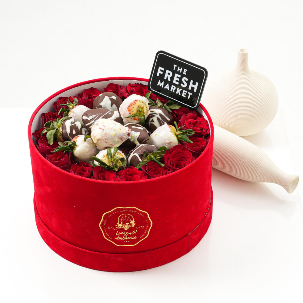 The Perfect Match (Roses + Strawberries)