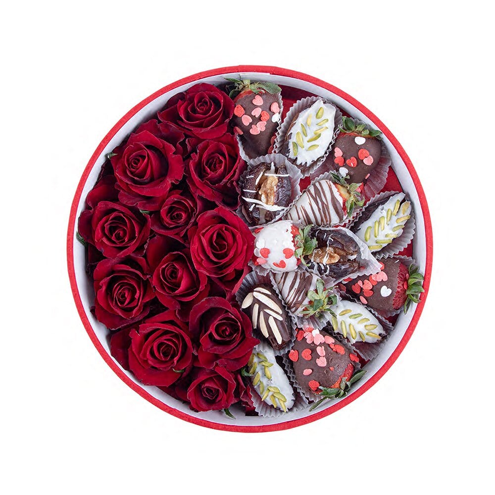 Match Made in Heaven (Roses+Strawberries+Dates)