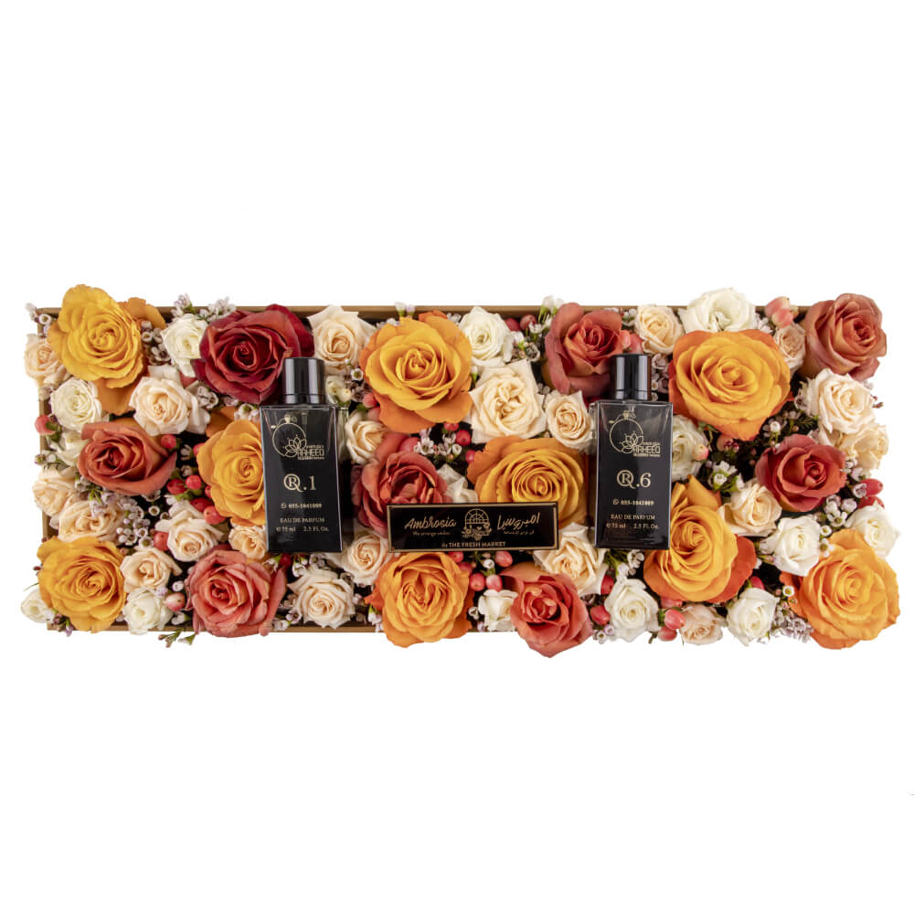 Ambrosia Summer Loving Flower Arrangement + Perfume