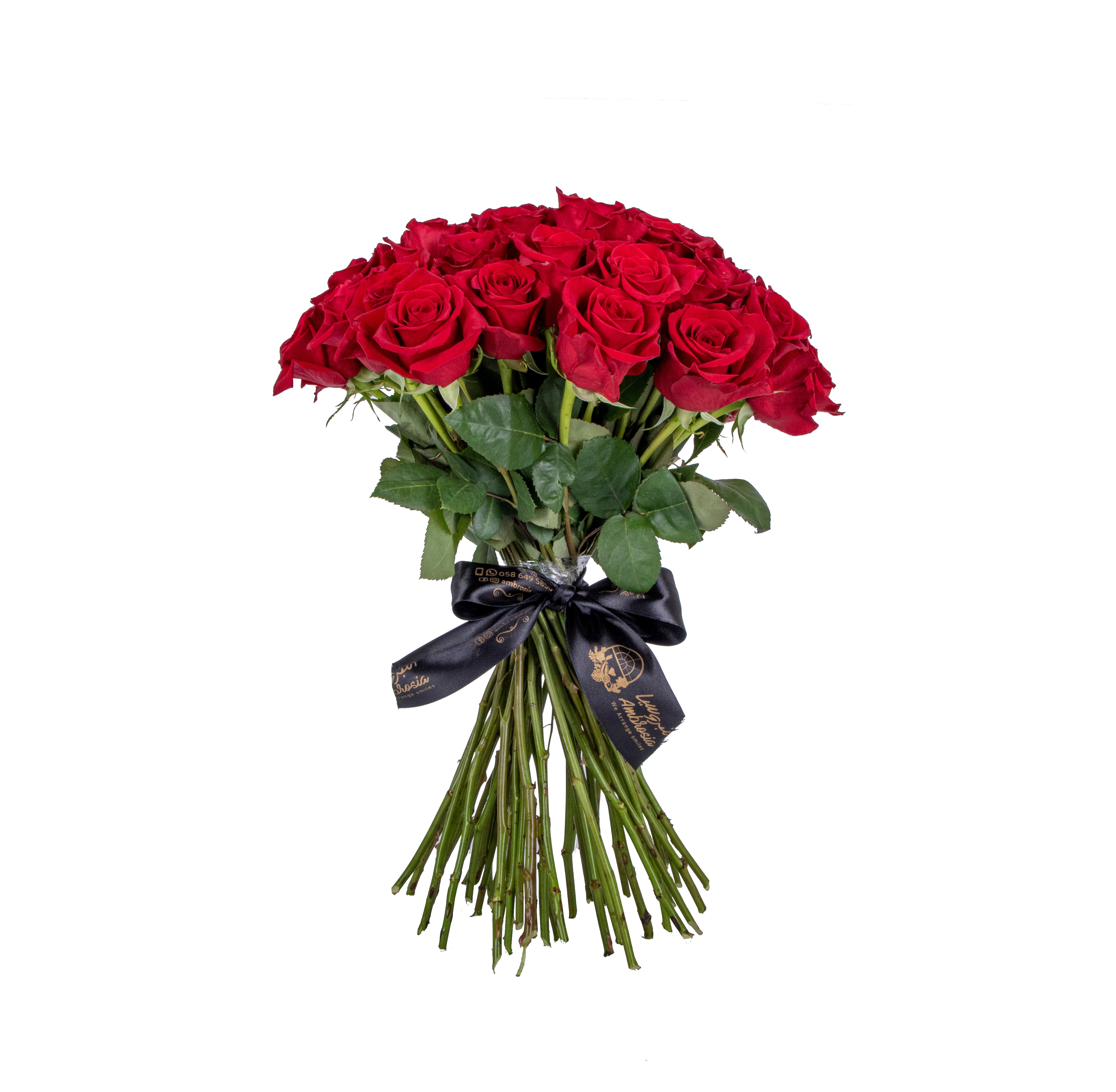 Ambrosia A Lovers Bunch 50 Red Roses