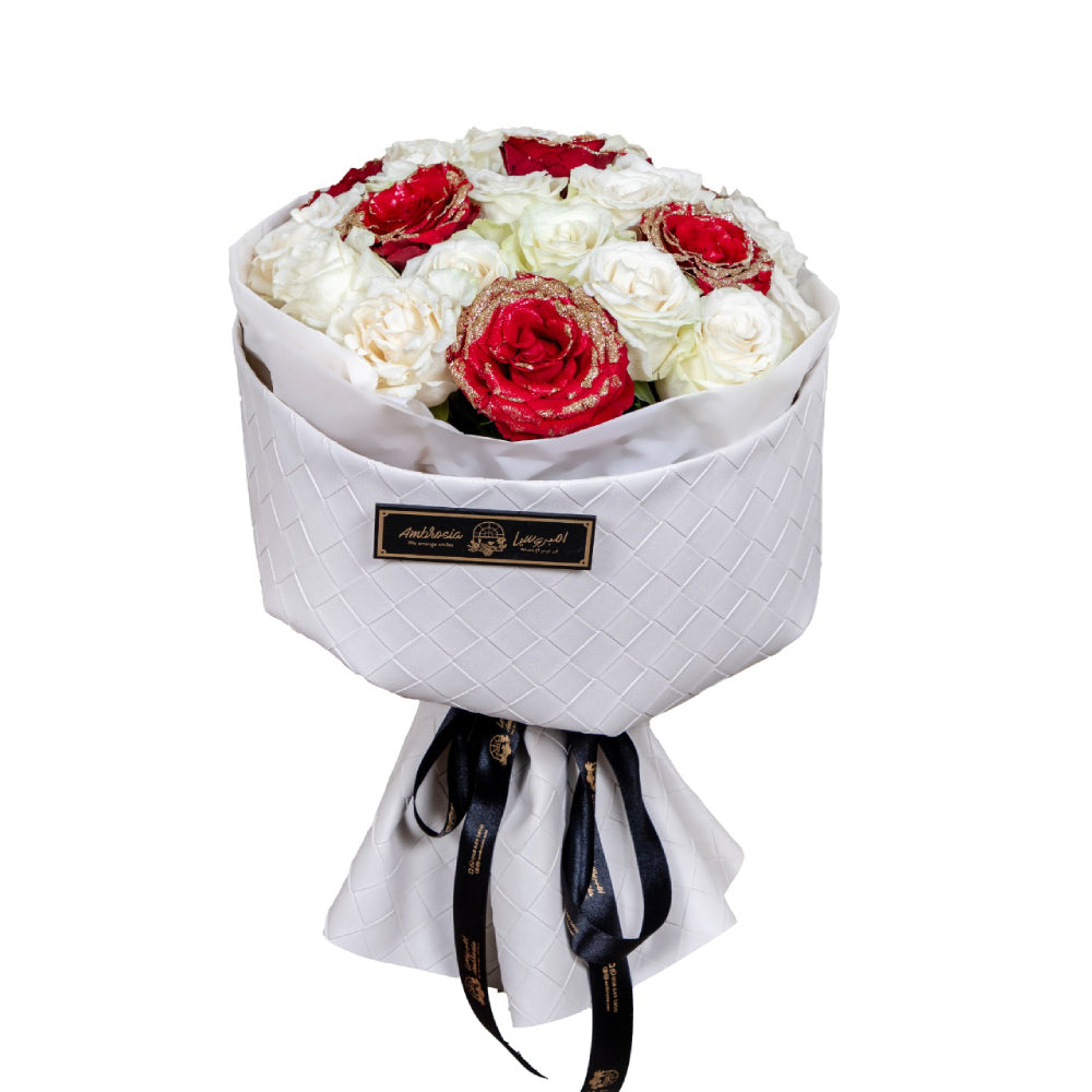 My Valentine Mixed Roses Flower Bouquet