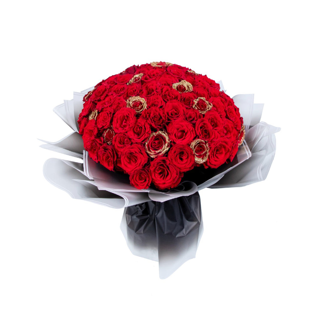 100 Reasons To Love You Flower Bouquet