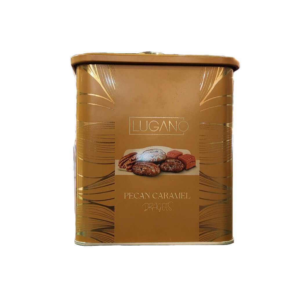 Lugano Truffle Pecan Caramel Dragees 400g