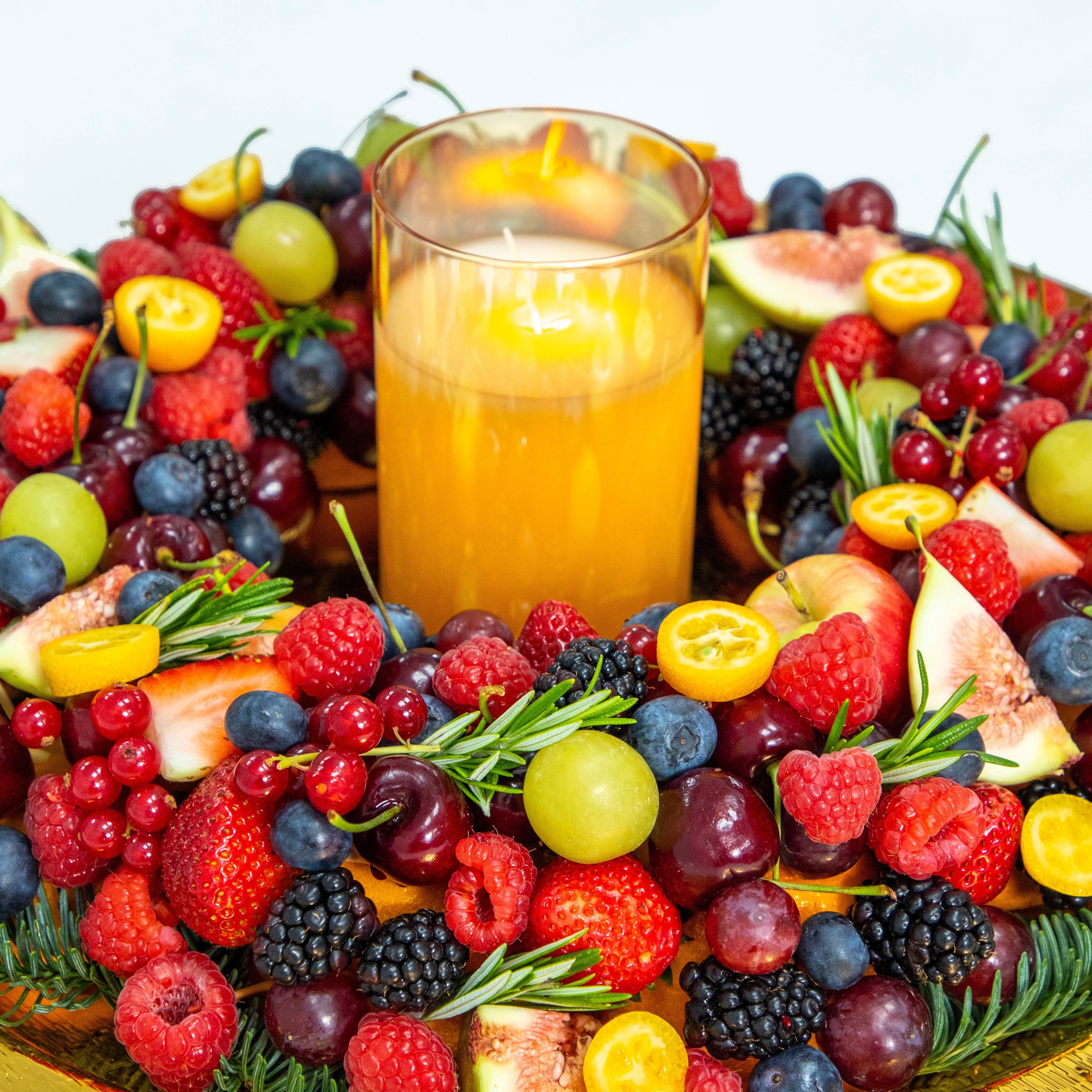 Tropical Fruits Wreath