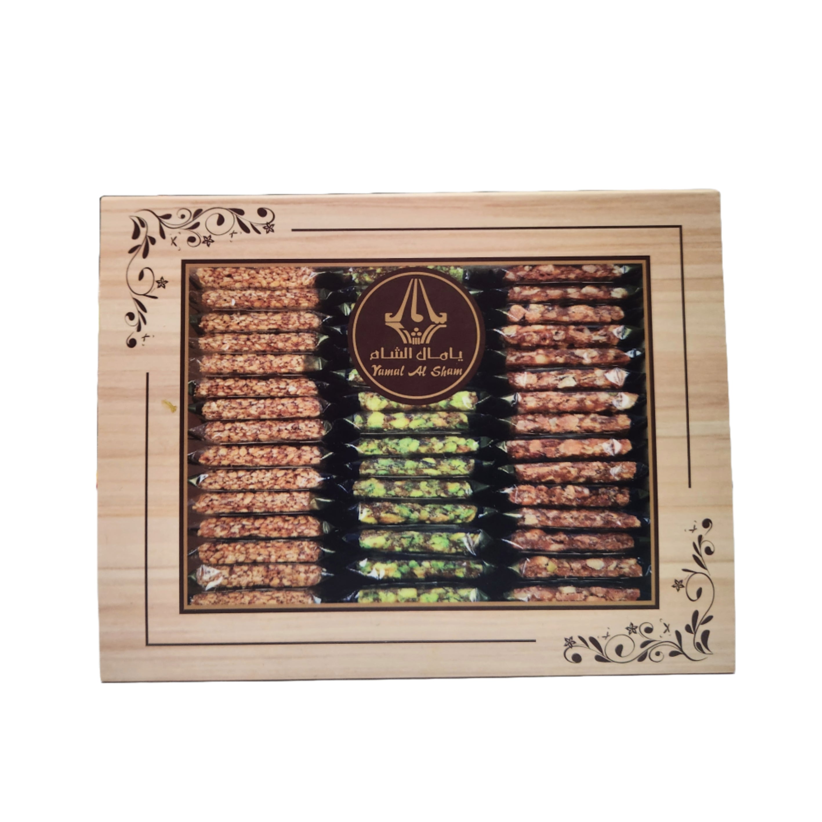 Yamal Al Sham Croquant Mix Wooden Box 380gm