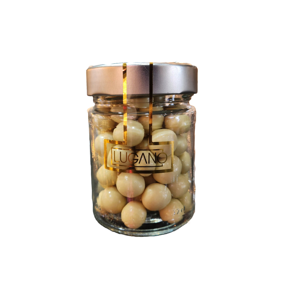 Lugano Hazelnut White Chocolate Dragee 250g