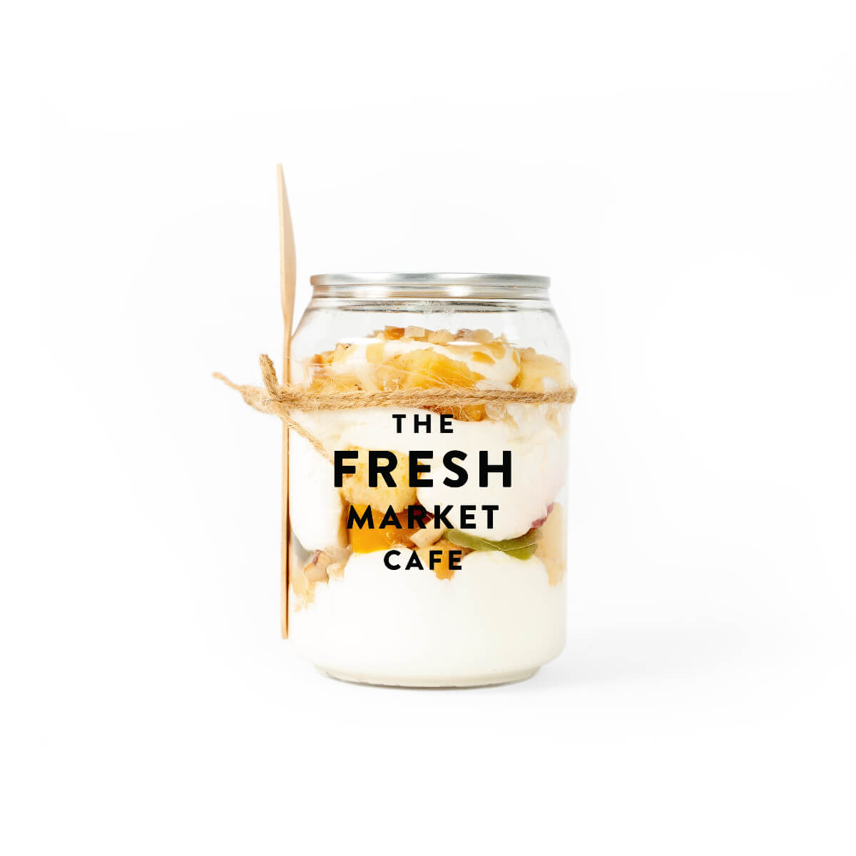 The Fresh Market Fruit Cake Jar