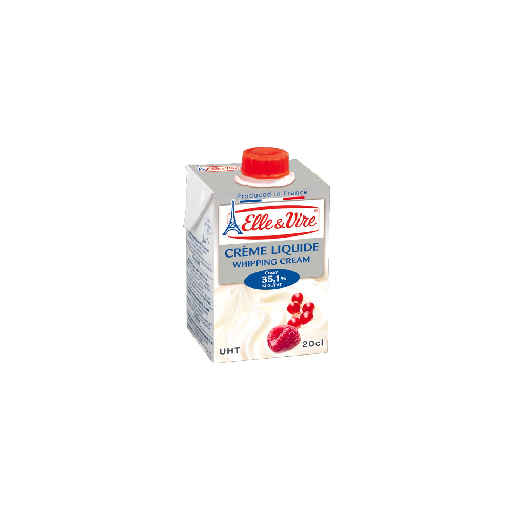 Elle & Vire UHT Cream Whipping 35.1% Fat 20Cl