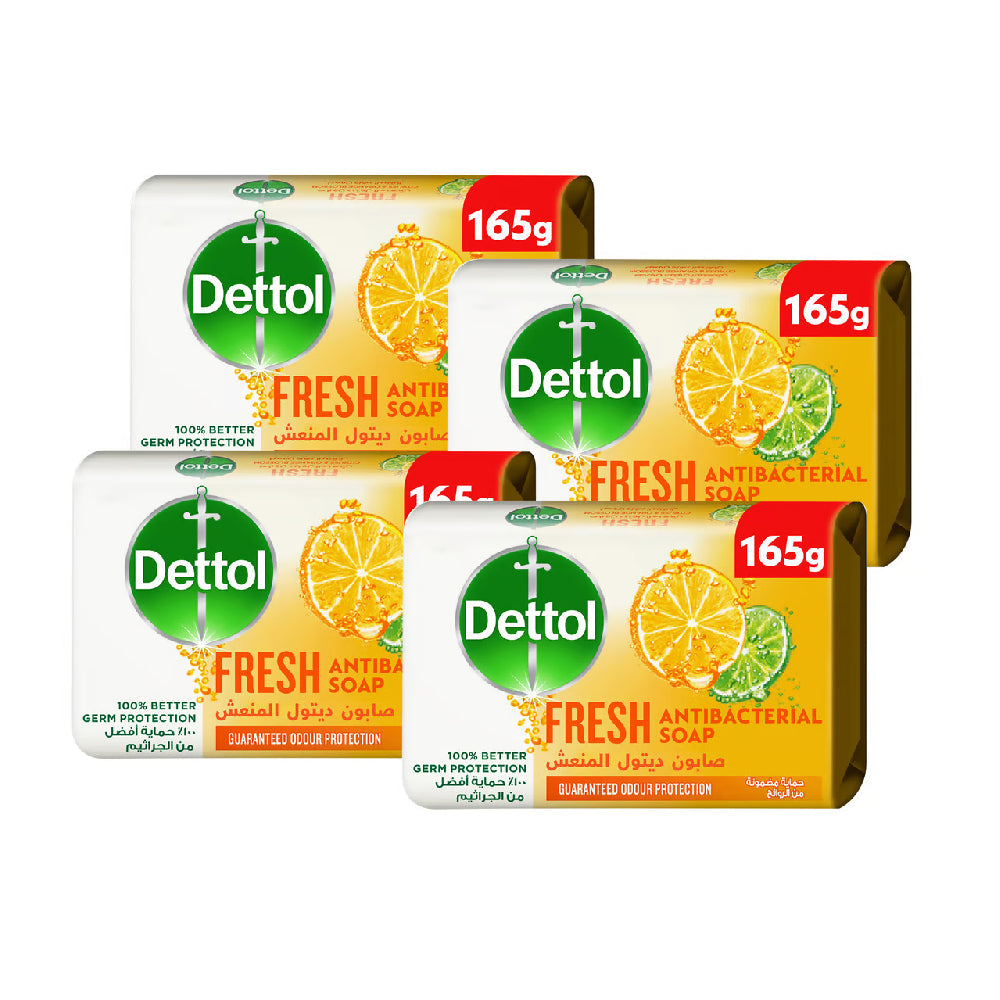 Dettol Soap Fresh 4x165Gm