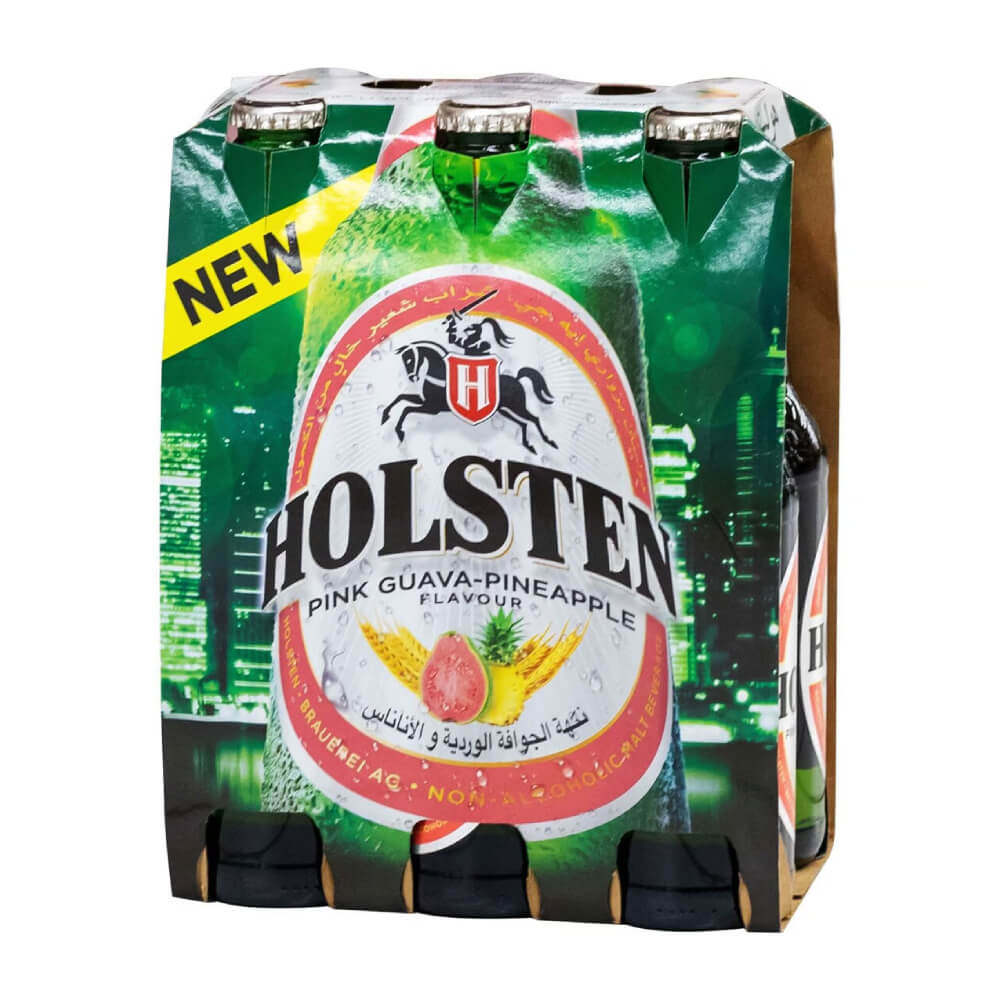 Holsten Pink Guava Pineapple Non Alcoholic Drink 6x330ml