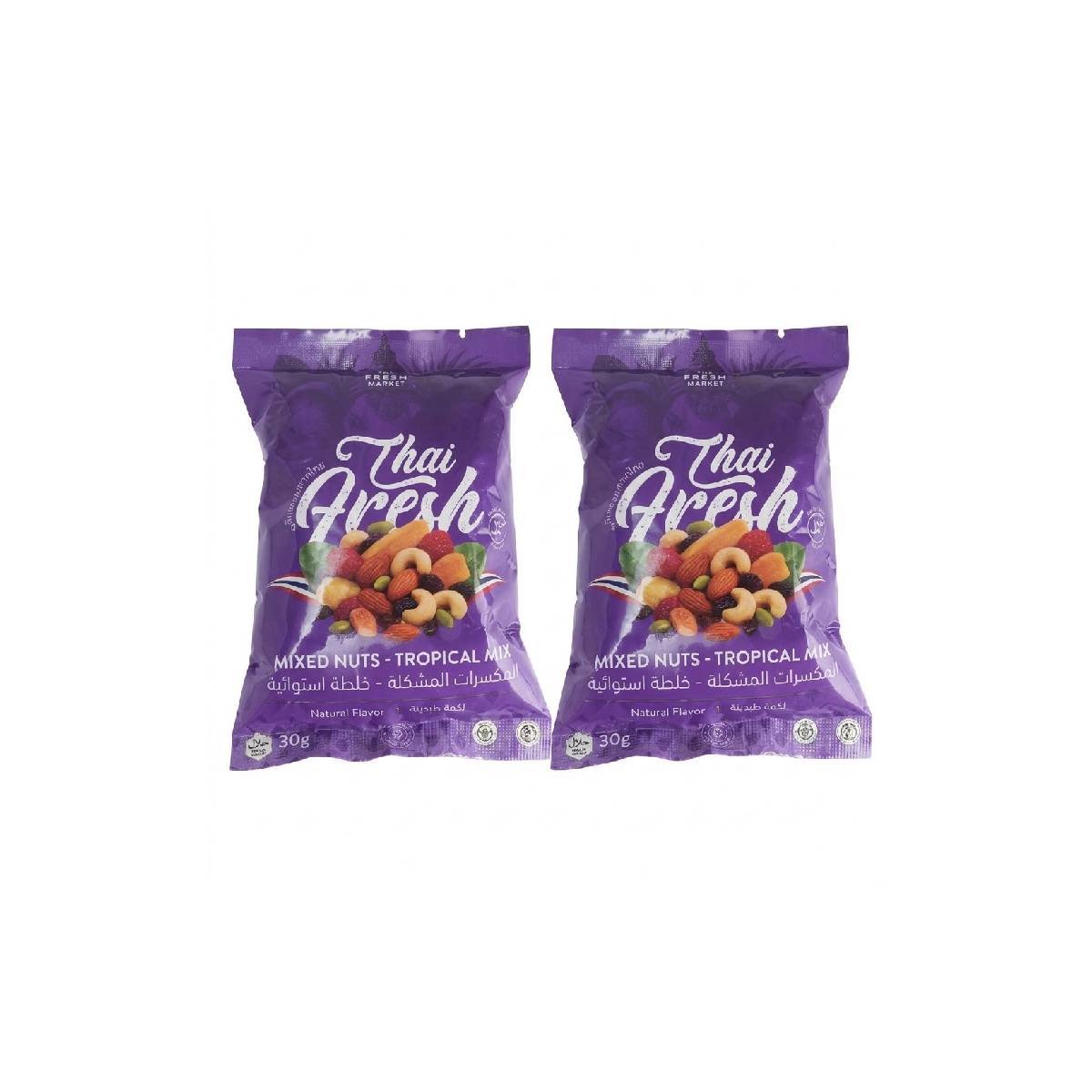 The Fresh Market Tropical Mixed Nuts Thailand 2x30g