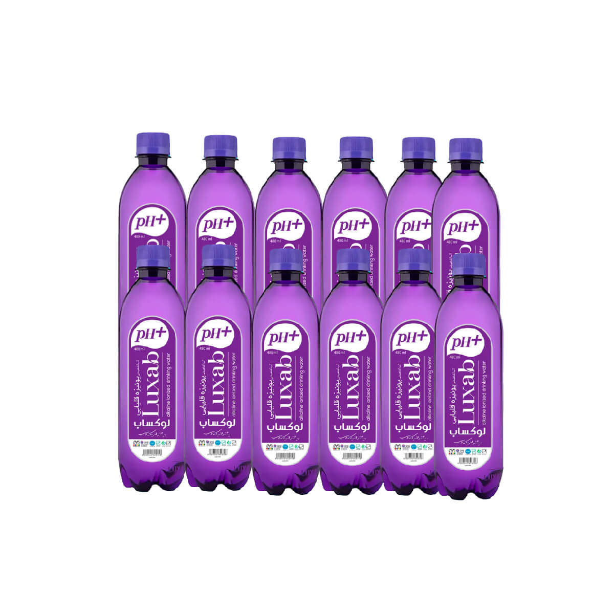 Luxab Alkaline Ionized Drinking Water 12x480ml