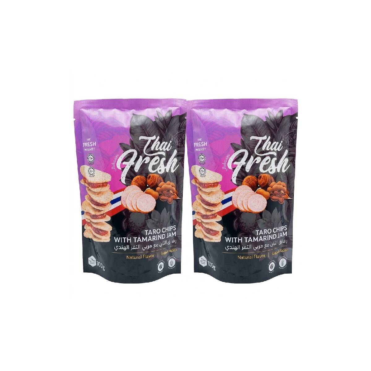 The Fresh Market Crispy Taro With Tamarind Thailand 2x100gm